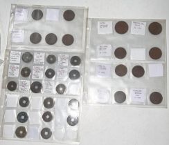 A collection of 30 CHINESE coins 1736 - Republic
