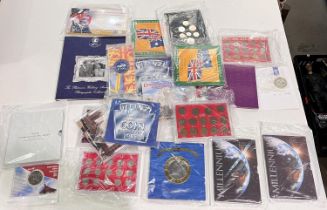 GB: a selection of Royal Mint souvenir coin issues and coin sets