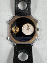 A DALIL middle eastern gents quartz movement wristwatch with COMPASS