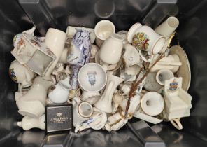 A collection of goss and similar china etc