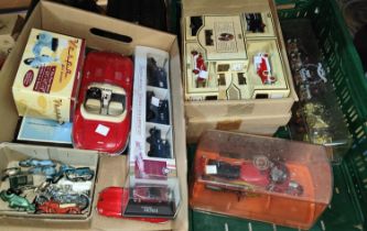 Four sets of 5 originally boxed model cars "Days Gone" Royal Commemorative Silver Jubilee Coach,