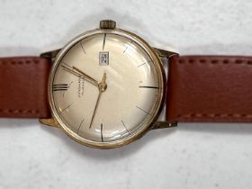 A JUNGHANS gents wristwatch mechanical movement with date