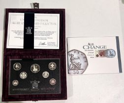 Royal Mint 1996, 25th Anniversary of Decimal Currency, cased
