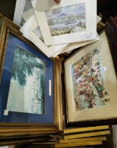 A set of 4 Lakeland prints:  Claughton Images, unsigned; other pictures and prints