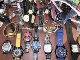 A large selection of ladies/gents watches.