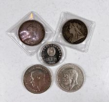 GB crowns: 1887, 1897 and 1935 (2)