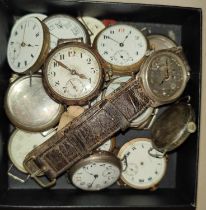 A collection of gents trench style watches (a.f)