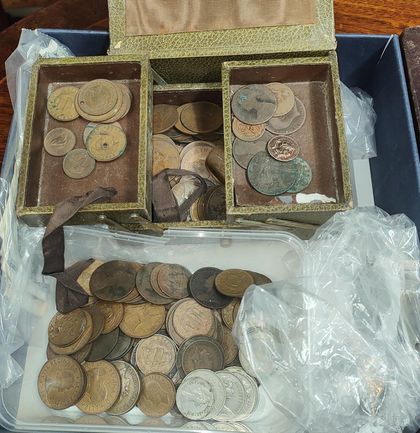 A selection of antique and other copper coinage