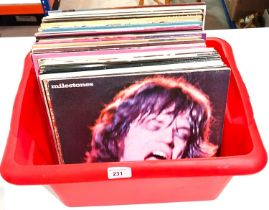A collection of 1960's and later records including:- Rolling Stones, Don Mclean etc.