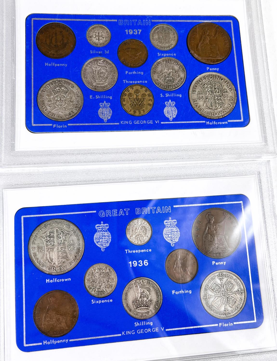 GB coin year sets: 1897, 1936 (2) and 1937 - Image 4 of 4