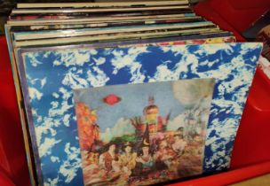 A collection of rock and other LP's including Bruce Springsteen, The Rolling Stones, John Martyn etc
