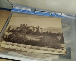 A collection of late 19th/ early 20th century black and white photos Tanzania, Cairo etc