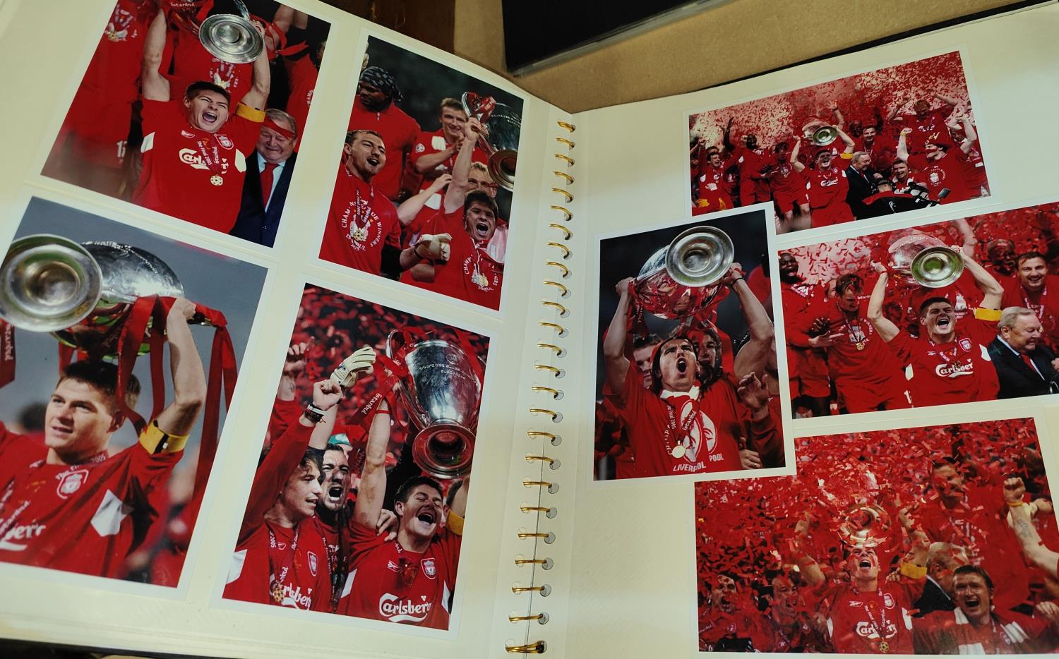 A collection of Professional photographs of Liverpool winning cup - Image 3 of 3