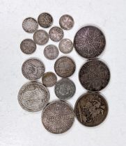 A selection of GB pre-1920 silver coins, 4.4oz