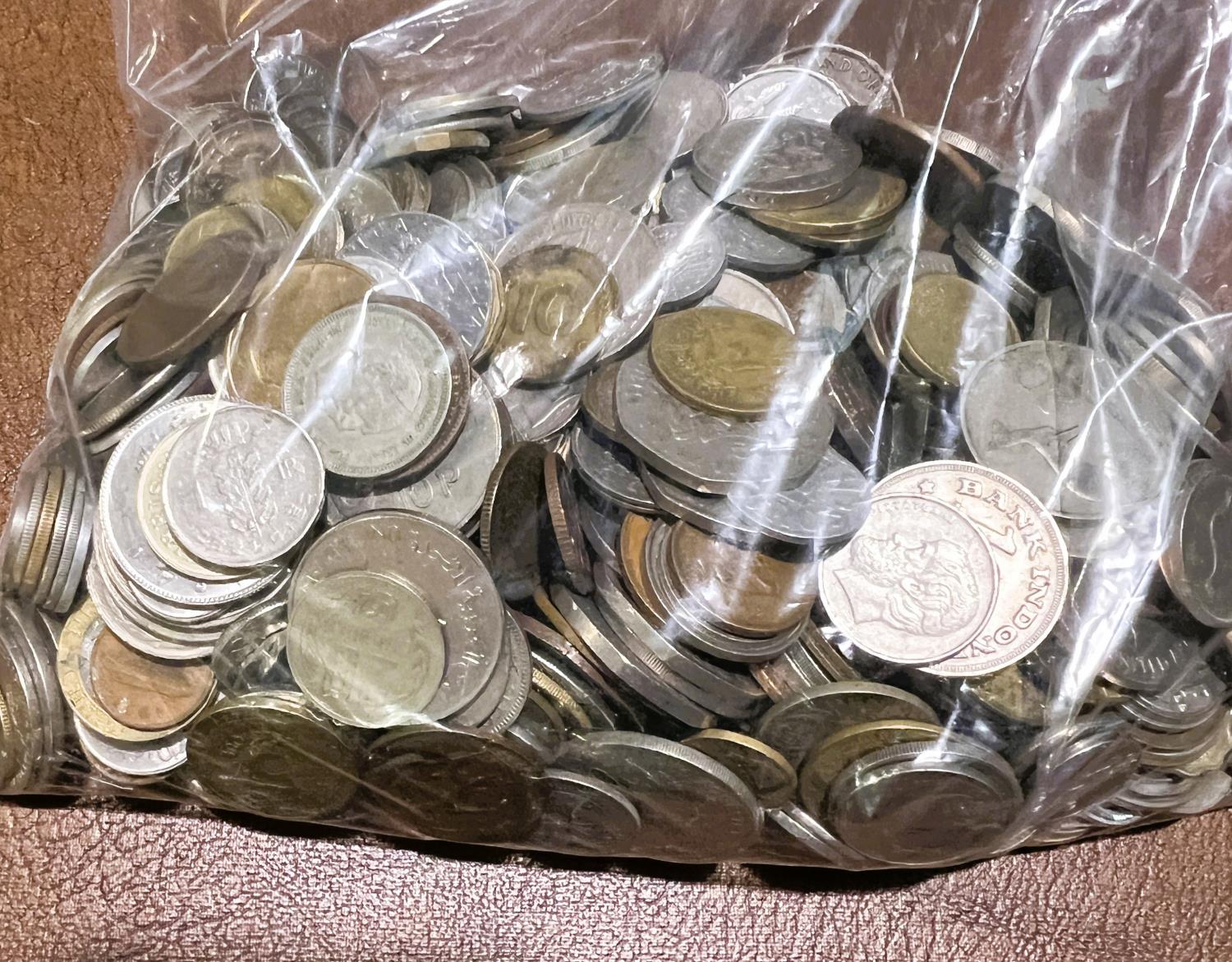 A quantity of foreign coins - Image 2 of 2