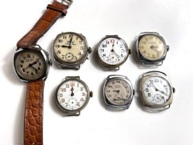 A collection of trench style watches