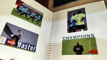 A collection of Professional photographs of Liverpool winning cup