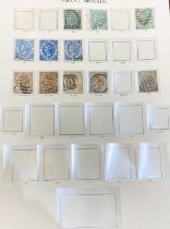 GB: QV, 2s blue, SG 118-120 (3 examples) used and others