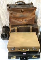 An attaché case containing masonic regalia; other cases; etc.