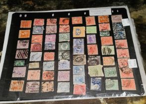 A collection of Australian stamps on 3 sheets.