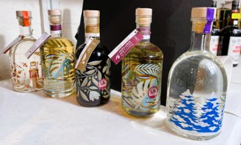 2 x 50cl  bottles of "Madagascan Vanilla Rum"; a bottle of Clementine Gin Liqueur; a 50cl bottle