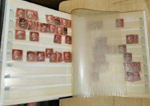 G.B. Q.V SG42 plates 50/51 part reconstruction in stockbook of over 300 stamps, cat... £10K+