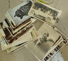 A collection of Edwardian and later post cards.