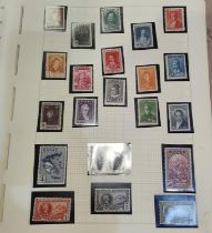 An album of Greek stamps.