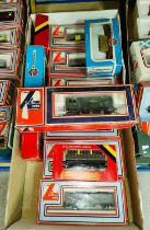 A Lima boxed locomotive 5108M WG and a selection of boxed trucks etc.