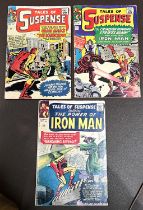 Marvel Comics: 1960's Onwards, Tales of Suspense Iron Man 51, 52, 54 (UK price variants)