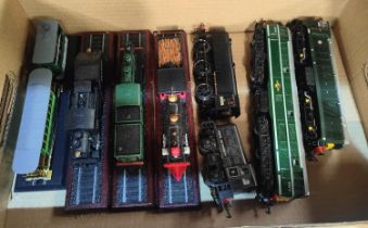 Four 00 gauge locomotives:  Bachmann; etc.; 4 train display models