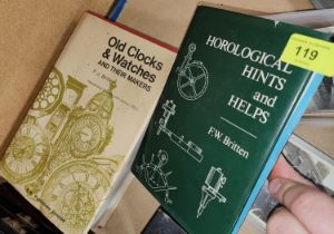 Horological Hints & Helps by FW Britten and Old Clocks and Watches and their Makers by FJ Britten.