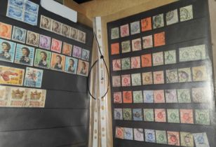 A collection of Hong Kong stamps and sheets.