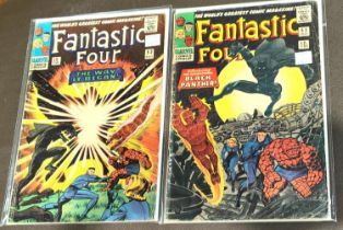 Marvel Comics: 1960's Jack Kirby and Stan Lee Fantastic Four 52 and 53 First appearance of Black