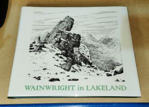 Wainwright in Lakeland, signed in green by the author