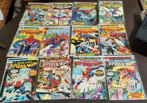 Marvel Comics: The Amazing Spider-man 151-154, 185, 186, 187, 189, 190, 199, 200, 211, 214, 215,