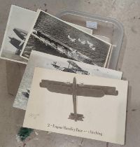 A small selection of military and other aeroplane post cards.