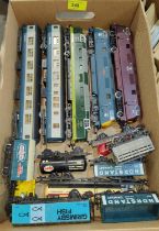 '00' Gauge: A mainline locomotive Hornby D823, two Lima Locomotives, a selection of carriages and