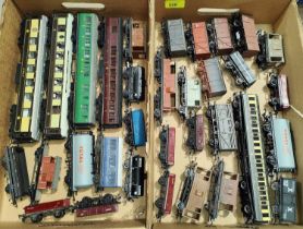 Thirty three various carriages; tankers; trucks; etc., 00 gauge