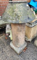 An unusual mushroom shaped Chimney Pot and a Crown Chimney Pot.