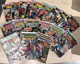 Marvel Comics: Tomb of Dracula 1970's comics 9, 11, 12, 13, 17, 18, 23-26 and The Frankenstein