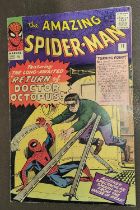 Marvel Comics: 1960's Stan Lee and Steve Ditko The Amazing Spider-man issue 11 (UK price variant