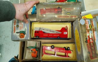 Dinky Toys: three boxed diecast Dinky vehicles 401, Supertoys 984 and 985