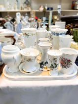 A large collection of Wedgwood and other ceramics