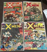 Marvel Comics: 1960's Jack Kirby and Stan Lee The X-men 9 featuring The Avengers, 11, 12 featuring