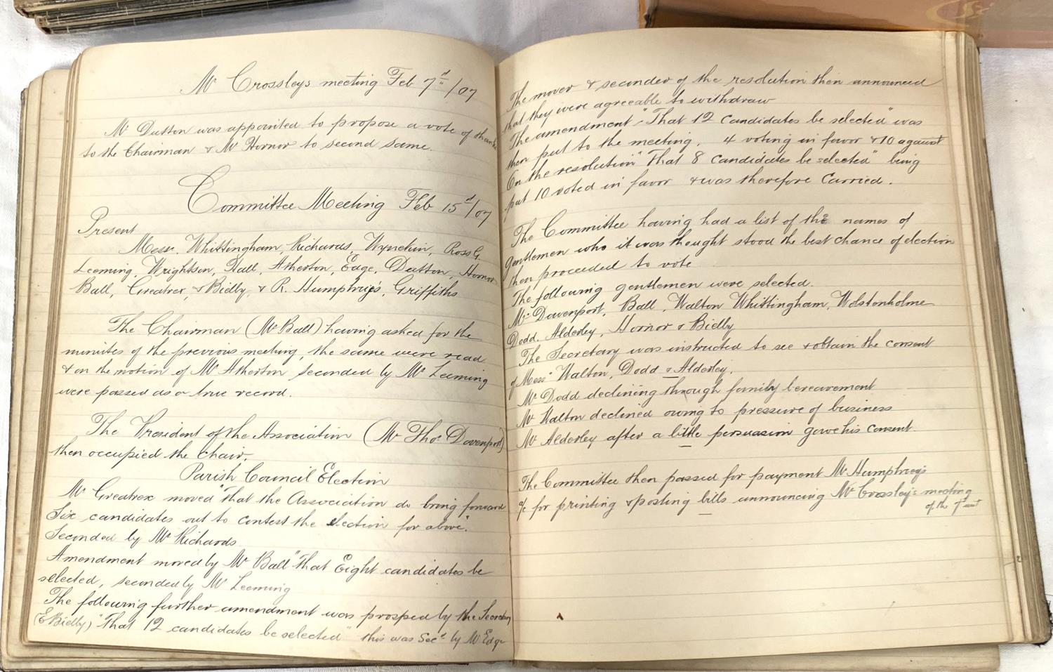 An early 20th century ledger, a similar book, Gate House by S.P.B. Mais, History of the War and - Image 3 of 6