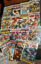 Marvel Comics: The Invincible Iron Man 53, 56-66, 69-86 UK and US price variants 28 issues