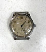 An oversized International Watch Company (IWC) military style screw back gents wristwatch, Cal 83
