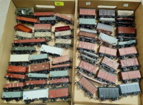 Over 55 various carriages; tankers; trucks; etc., 00 gauge