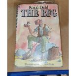 A first edition copy of Roald Dahl's 'The BFG' (well read, with some tears to the cover)